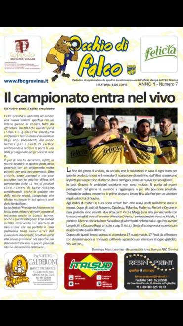 FBC Gravina – Francavilla, attesa finita