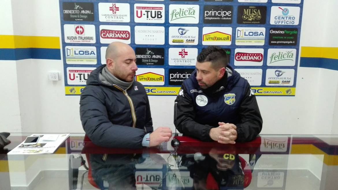 Intervista a Mister De Luca, post partita FBC Gravina- Francavilla