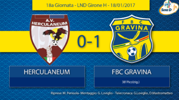 18a Giornata- LND Girone H: Herculaneum- FBC Gravina