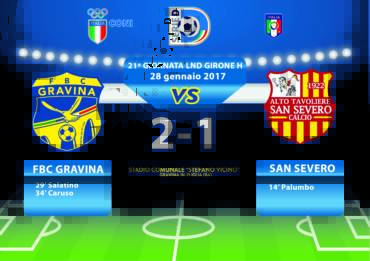 21a Giornata LND Girone H: FBC Gravina- Alto Tav. San Severo