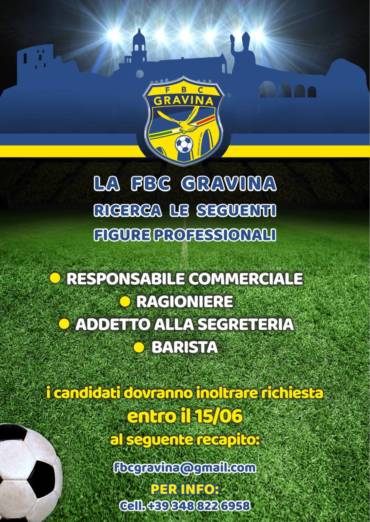 Ricostruzione organizzativa in casa FBC