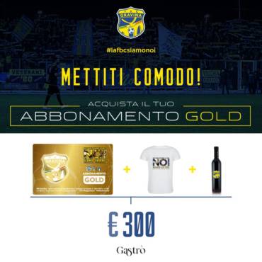 La FBC siamo NOI: al via la campagna abbonamenti gold