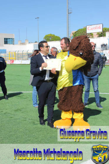 Comunicato stampa/ La mascotte Michelangelo presente anche nella stagione 2019/2020
