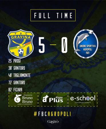 9a Giornata LND Girone H: FBC Gravina – Agropoli