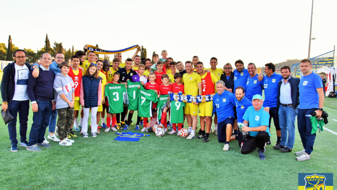 I bambini di Marina Gorka attori protagonisti dell’allenamento della FBC