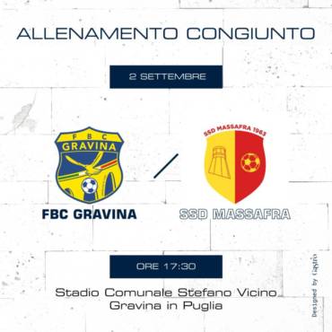 Allenamento congiunto con il Massafra per la FBC