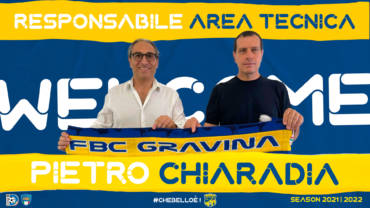 Pietro Chiaradia nuovo responsabile area tecnica della FBC Gravina