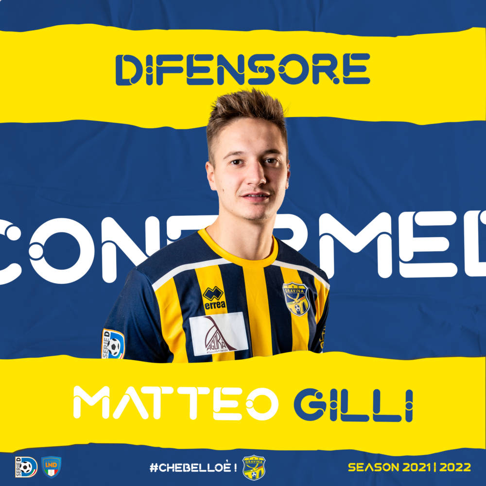 Matteo Gilli riconfermato per la stagione 2021/2022