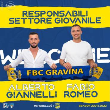 Giannelli e Romeo nuovi responsabili del settore giovanile FBC