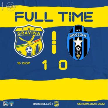 3a Giornata LND Girone H: FBC Gravina – Bisceglie