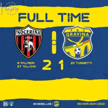 5a Giornata LND Girone H: Nocerina – FBC Gravina