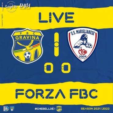 30a Giornata LND Girone H: FBC Gravina – Mariglianese