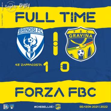 31a Giornata LND Girone H: Brindisi – FBC Gravina
