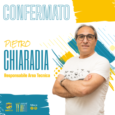 Pietro Chiaradia confermato responsabile area tecnica della FBC Gravina per la stagione 2022/2023