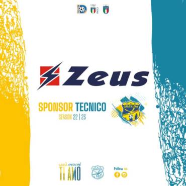 Zeus Sport nuovo sponsor tecnico della FBC Gravina