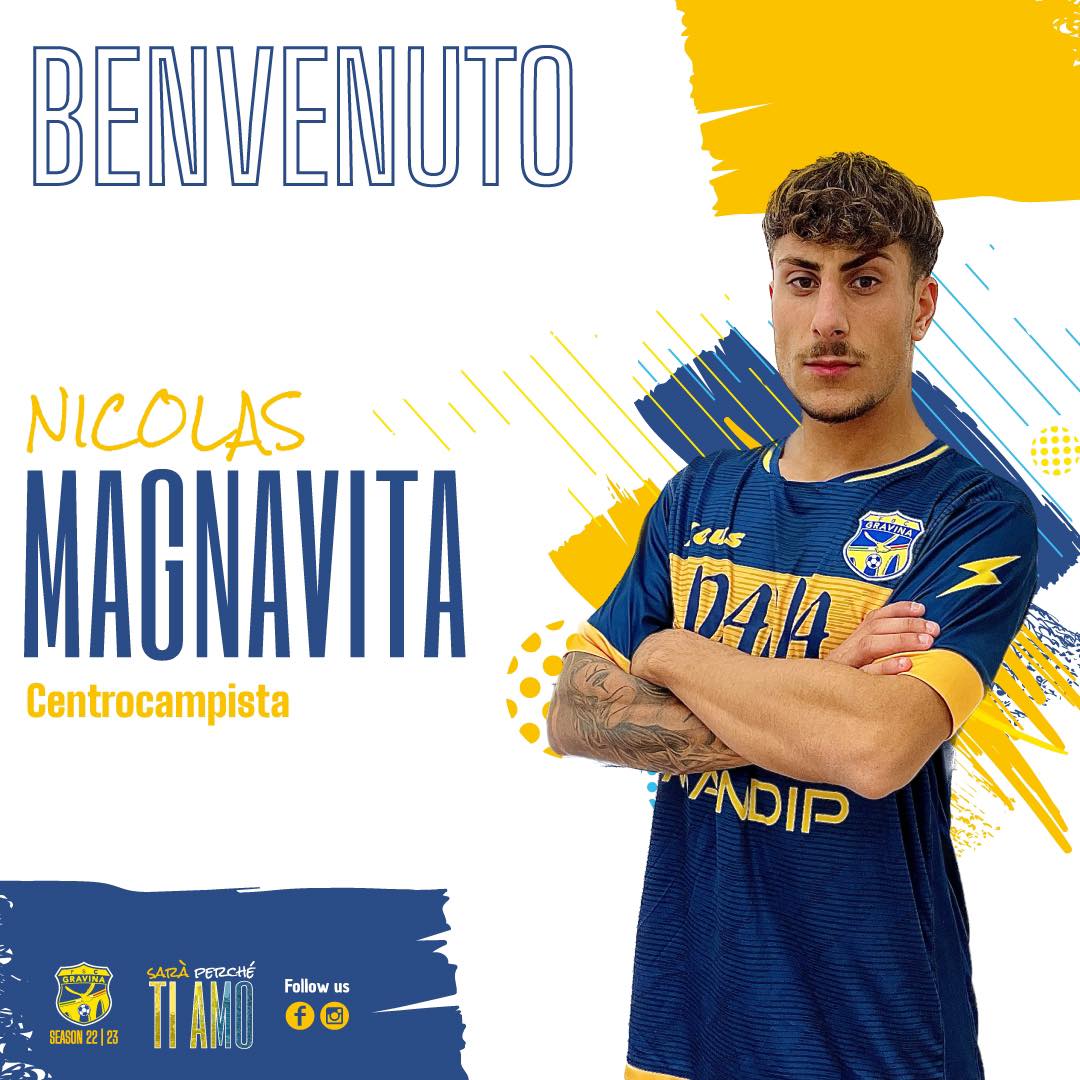 Nicolas Magnavita è un nuovo calciatore del Gravina
