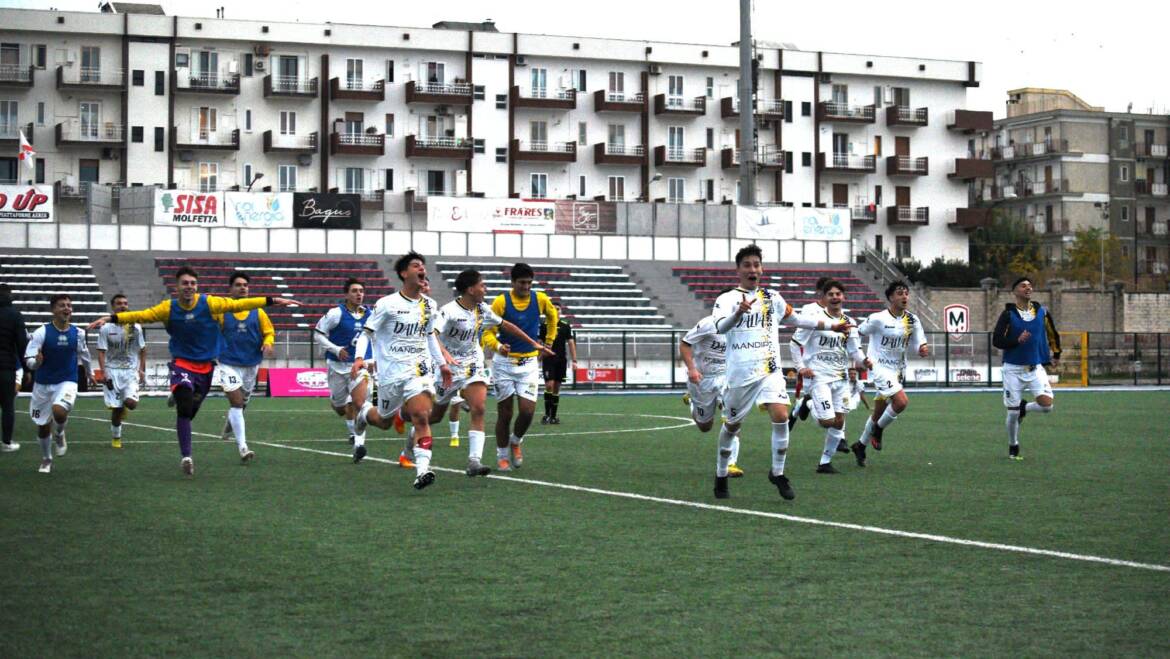 La Juniores espugna il “Poli”: terza vittoria consecutiva per i ragazzi di Rubino