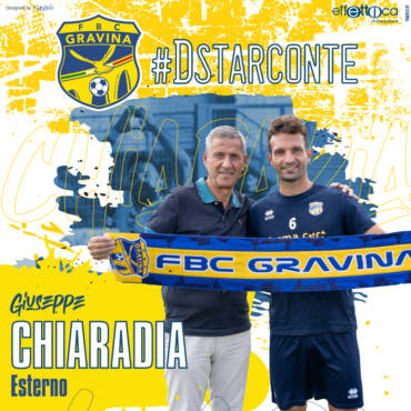 Chiaradia è un nuovo calciatore della FBC Gravina