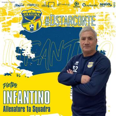 Pietro Infantino è il nuovo allenatore della FBC Gravina